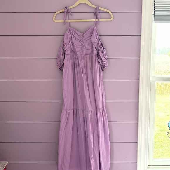 Lavender Size Small Universal Threads Tiered Maxi Dress - Picture 3 of 5